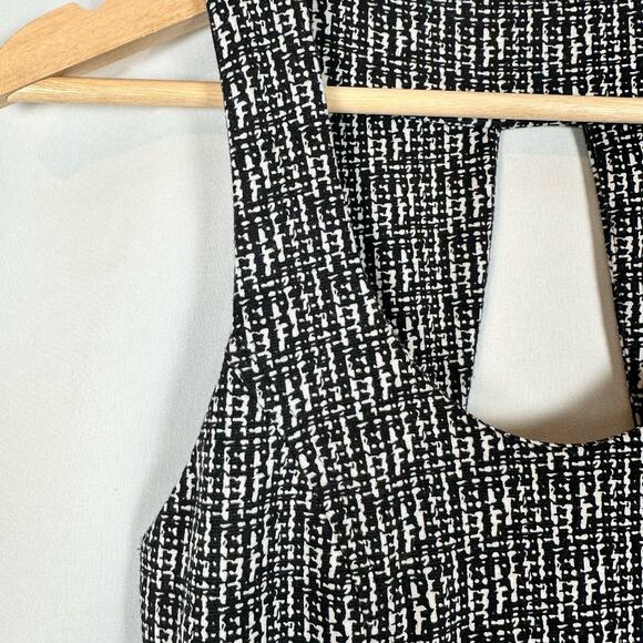 Urban Outfitter Silence + Noise Black and White Knee Length Dress Womens Size XS - Picture 6 of 13